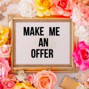 ✨All reasonable offers would be considered✨